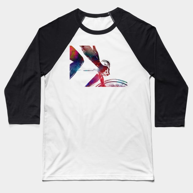 cycling sport art #cycling Baseball T-Shirt by JBJart